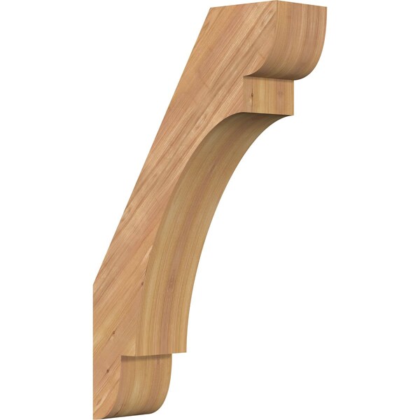 Ekena Millwork 5 1/2"W x 18"D x 30"H Olympic Smooth Knee Brace, Western Red Cedar BRC06X18X30OLY00SWR - main